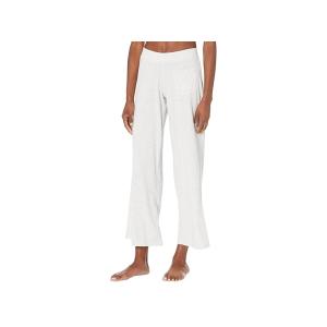 ヒュー HUE Long Ribbed Flare Pajama Lounge Pants レディース Sleepwear White Sand He｜orange-orange