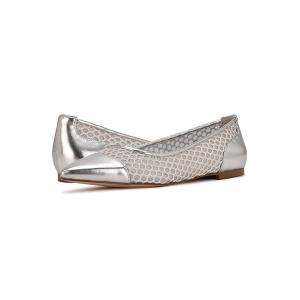 ナインウエスト Nine West Brex P2 レディース フラット シューズ Silver M...