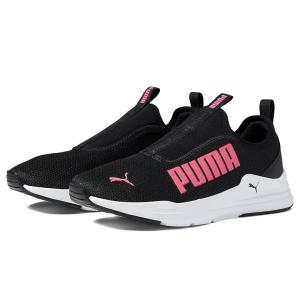 プーマ PUMA Wired Run Rapid スリッポン (Big Kid) キッズ・ジュニア スニーカー Puma Black/Sunset P｜orange-orange