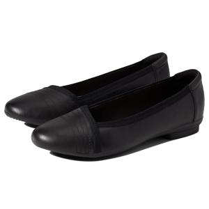 クラークス Clarks Sara Erin レディース フラット シューズ Black レザー