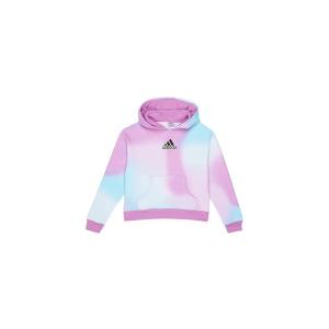 アディダス adidas Kids All Over Print Logo Fleece Hooded Pullover (Big Kids) キッズ