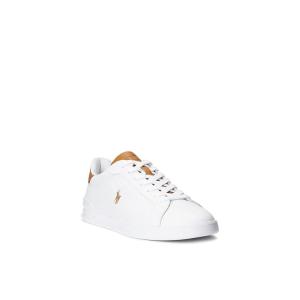 ポロ・ラルフローレン Polo Ralph Lauren ヘリテージ Court II Sneaker メンズ スニーカー White/Tan｜orange-orange