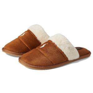 ポロ・ラルフローレン Polo Ralph Lauren Kelcie Scuff Slipper レディース スリッパ Snuff｜orange-orange