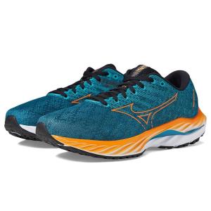 ミズノ Mizuno  ウェーブインスパイア 19 メンズ スニーカー Ink Blue/Bird Of Paradise｜orange-orange