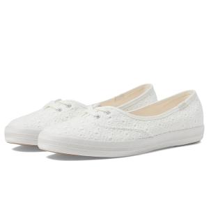 ケッズ Keds The Mini Slip オン レディース スニーカー White Eyelet...