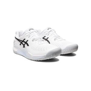 アシックス ゲルレゾリューション 9 Tennis Shoe メンズ スニーカー White/Bla...