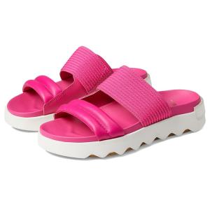 ソレル SOREL Viibe スライド レディース サンダル Fuchsia Fizz/Sea S...