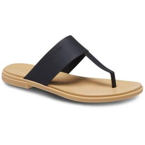 クロックス Crocs Tulum Flip レディース サンダル Black/Tan