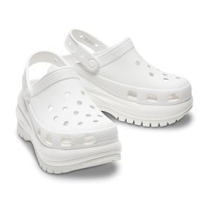 クロックス Crocs Mega Crush Clog メンズ クロッグ White｜orange-orange