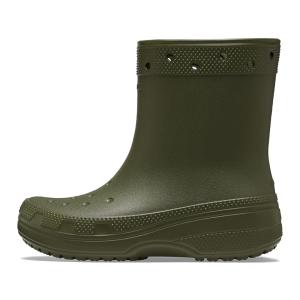 クロックス クラシック Rain Boot メンズ ブーツ Army Green Crocs