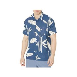 クイックシルバー Quiksilver Waterman Kailua Cruiser Surf Shirt メンズ トップス Ensign Blue｜orange-orange