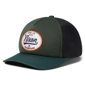 ニクソン Nixon Tioga Trucker メンズ 帽子 ハット Dark Olive/Black｜orange-orange