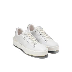 コールハーン Cole Haan グランドプロ Crew ゴルフ メンズ スニーカー White/Aventurine/White レザー Water｜orange-orange