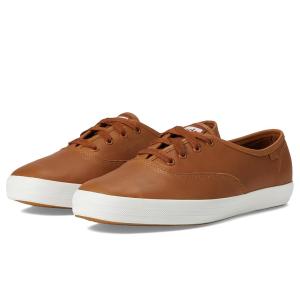 ケッズ Keds Champion レザー Lace Up レディース スニーカー Cognac レ...