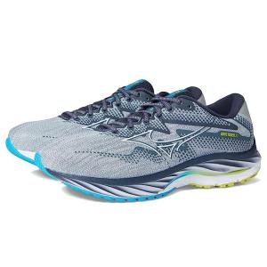 ミズノ Mizuno ウェーブライダー 27 メンズ スニーカー Pearl Blue/White