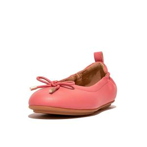 フィットフロップ FitFlop Allegro Bow レザー Ballerinas レディース ...