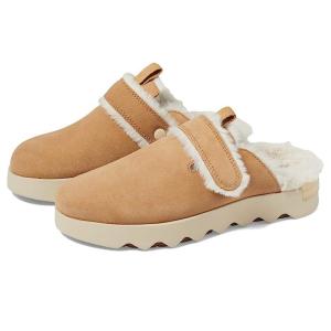 ソレル SOREL Viibe Clog Suede Cozy レディース スリッパ Tawny B...