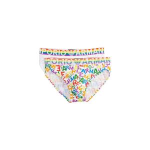 エンポリオ・アルマーニ Emporio Armani Rainbow Logo 2-Pack Bri...