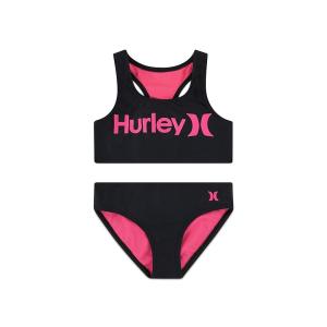 ハーレー Hurley Kids Two-Piece レーサーback Bikini Swim Se...