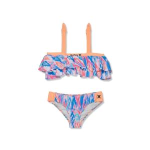 ハーレー Hurley Kids Tiered Tankini Two-Piece Set (Tod...