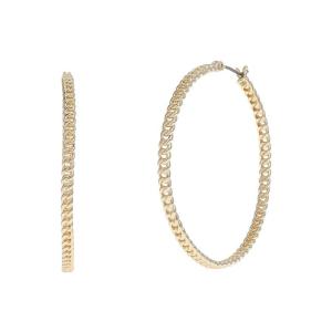 ローレン ラルフローレン LAUREN Ralph Lauren  Curb Chain Hoop ...