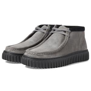 クラークス Clarks Torhill Hi メンズ ブーツ Dark Grey Suede