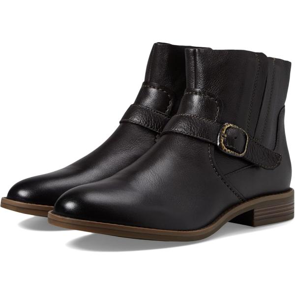 クラークス Camzin Loop レディース ブーツ Dark Brown Leather(ダーク...