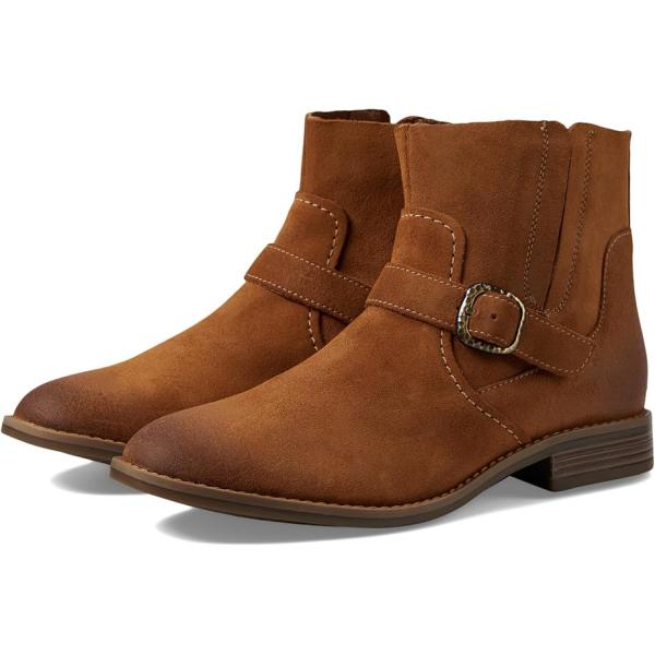 クラークス Camzin Loop レディース ブーツ Tan Suede(タンスエード)
