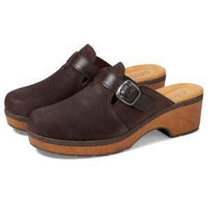 クラークス Clarks Paizlee Nora レディース クロッグ Dark Brown Su...