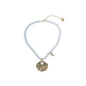 ベッツィジョンソン Betsey Johnson Shell Pendant Pearl Neckl...