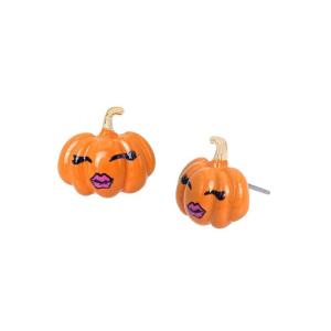 ベッツィジョンソン Betsey Johnson  Pumpkin Face Stud Earrin...