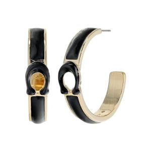 コーチ COACH シグネチャー Tabby Hoop Earrings レディース Earring...