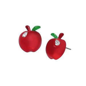 ベッツィジョンソン Betsey Johnson Apple Stud Earrings レディース...