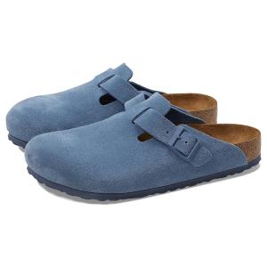 ビルケンシュトック ボストン Soft Footbed - Suede メンズ クロッグ Eleme...