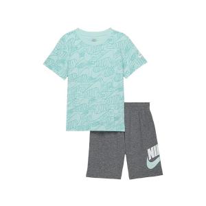 Nike Kids  Logo Tシャツ and 半ズボン Set (Toddler/Little Kids) キッズ・ジュニア Kids' Sets｜orange-orange