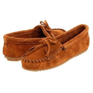 ミネトンカ Minnetonka Kilty Suede モック レディース ローファー Brown...