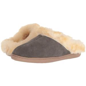 ミネトンカ Minnetonka Sheepskin ミュール レディース スリッパ Grey Su...