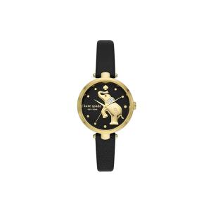 ケイトスペード Kate Spade ニューヨーク Holland Black レザー Watch ...