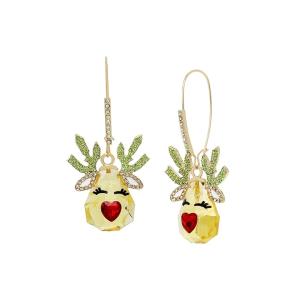 ベッツィジョンソン Betsey Johnson Reindeer Dangle Earrings ...