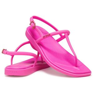 クロックス Crocs  Miami Thong Sandal レディース サンダル Pink Crush｜orange-orange