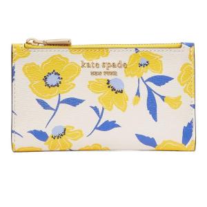 ケイトスペード Kate Spade ニューヨーク  Morgan Sunshine Floral Printed Pvc Small Slim Bi