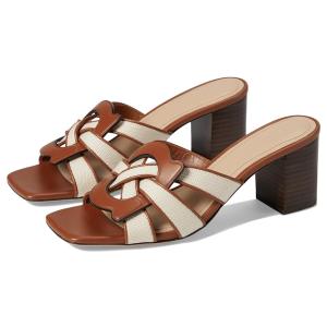 コーチ COACH  Nikki キャンバス Sandal レディース ヒール パンプス Chalk...