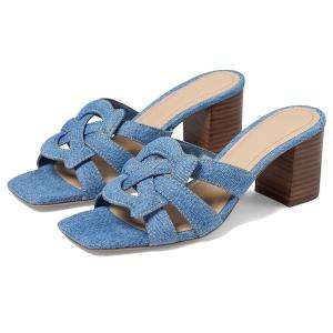 コーチ COACH Women&apos;s Nikki デニム Sandal レディース ヒール パンプス ...