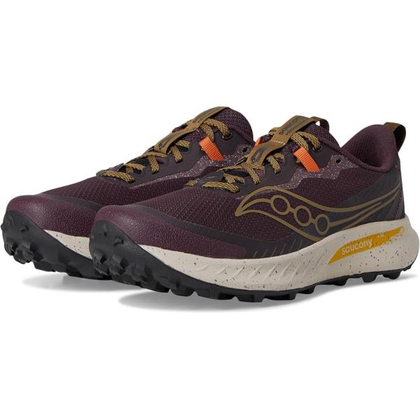 サッカニー Peregrine 15 メンズ スニーカー Wine/Kodiak(ワイン)