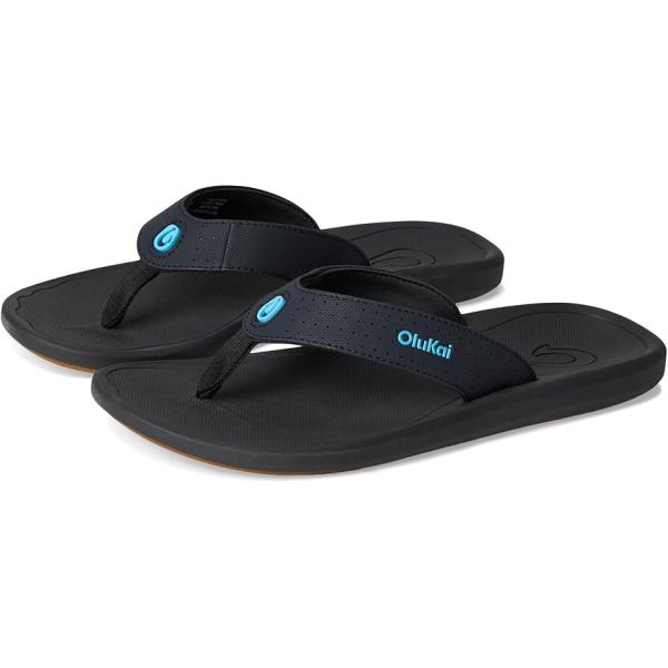 オルカイ OluKai Ki&amp;#x27;I メンズ サンダル Lava Rock/Bold Blue