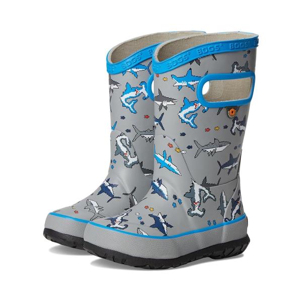 BOGS ボグス Kids Rain Boot Pixel シャーク (Toddler/Little...