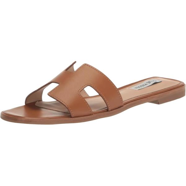 スティーブマッデン Hadyn レディース サンダル Cognac Leather(コニャックレザー...
