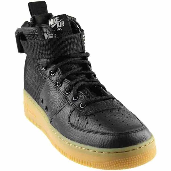 ナイキ NIKE エア フォース Air Force 1 Mid (GS) AJ0424-001 ハ...