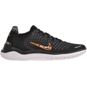 ナイキ NIKE フリー Free RN 2018 "Just Do It" Running Sneakers Casual Shoes AT4246-001 ローカット Black/White/Orange｜orange-orange