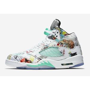 ナイキ NIKE エアージョーダン Air Jordan 5 Retro Wings Basketball Running Sneakers Casual Shoes AV2405-900 ハイカット White Green